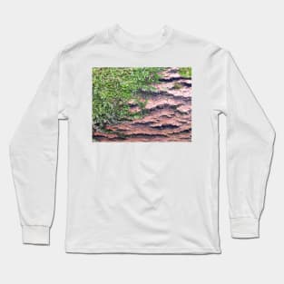 Moss and Wood Texture Long Sleeve T-Shirt